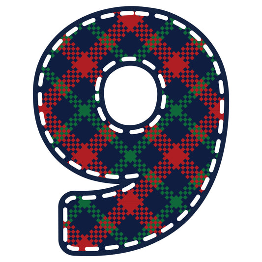 Christmas Alphabet Fabric Panel 15