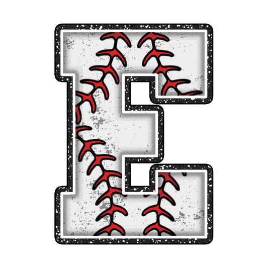 Baseball Alphabet Fabric Panel 15