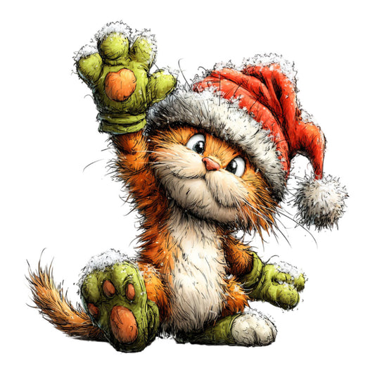 1st Whimsical Christmas Fabric Panel 48