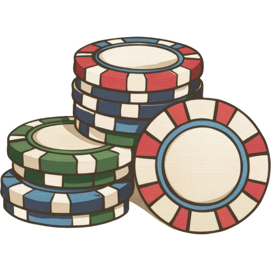 Watercolor Casino Fabric Panel 60