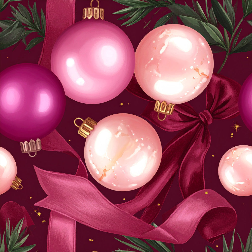 Velvet Noel Garden Pattern 19 Minky Fabric