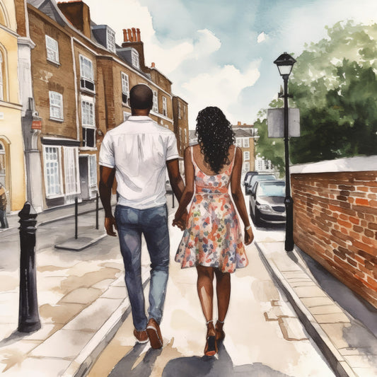 London In Summer Fabric Panel 3