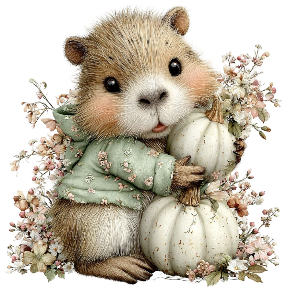 adorable animal, autumn, baby, beige, bohemian, botanical, brown, cream, cute, dried flowers, dusty rose, elegant, floral, forest green, guinea pig, hamster, natural tones, nature, neutral, pale pink, peaceful, rodent, romantic, rustic, sage green, soft, spring, sweet, tan, vintage
