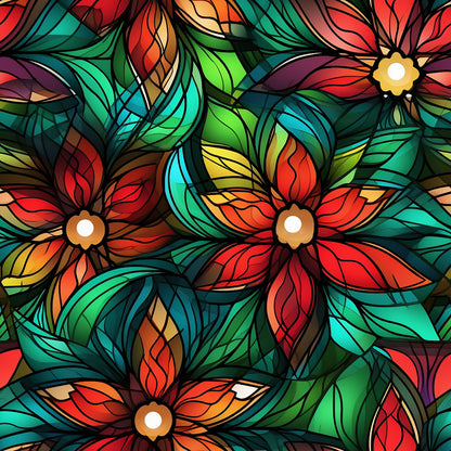 Cathedral Blooms Pattern 11 Minky Fabric