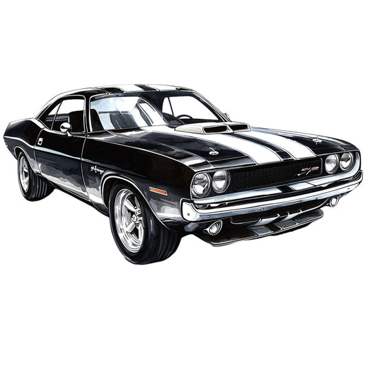 Muscle Cars Fabric Panel 5