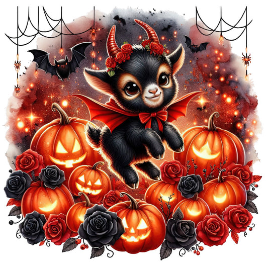 Halloween Wonder Animals Fabric Panel 143