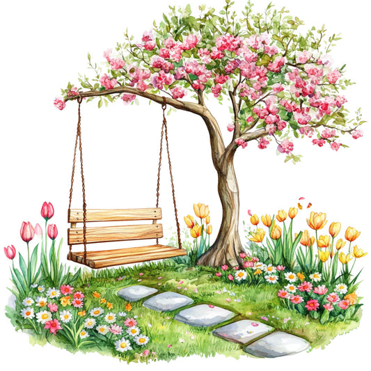 Spring Gardens Fabric Panel 11