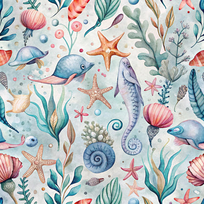 Reef Reverie Pattern 20 Minky Fabric