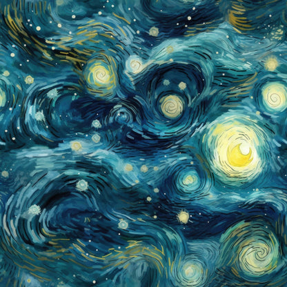 Swirling Skies Pattern 16 Minky Fabric
