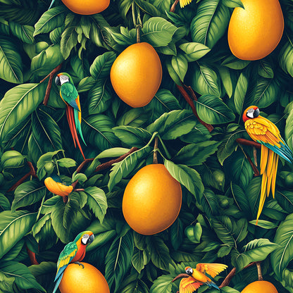 Mango In The Wild Pattern 8 Quilting Cotton Fabric