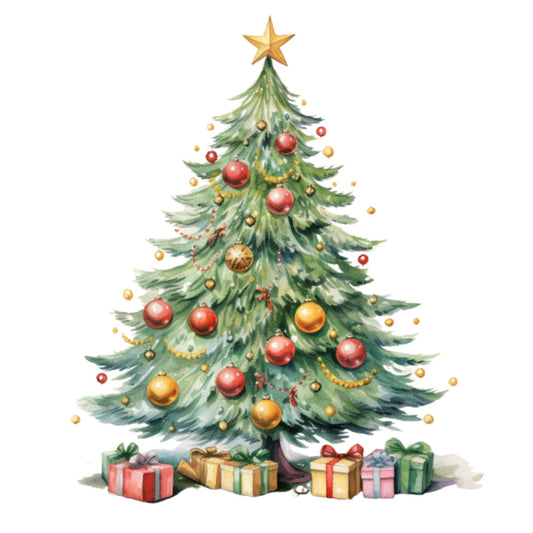 A Retro Christmas Fabric Panel 16