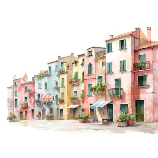 Welcome to Italy Fabric Panel 20