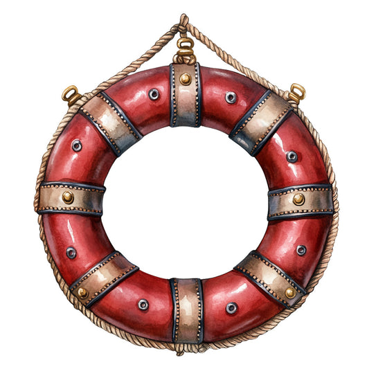 Steampunk Nautical Fabric Panel 6