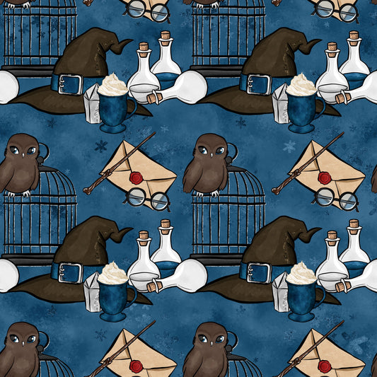 Wizard Magic School Pattern 37 Quilting Cotton Fabric