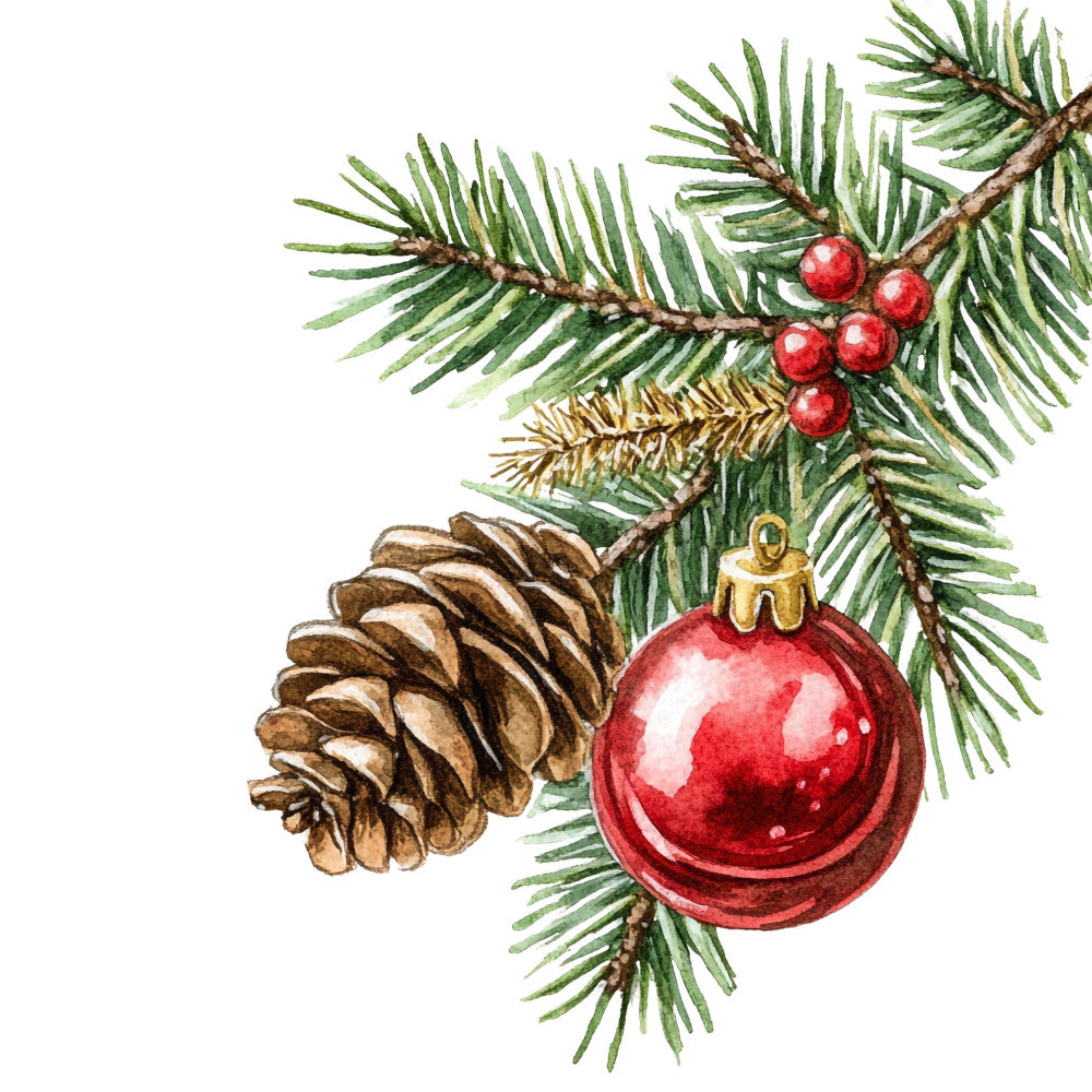 Rustic Christmas Fabric Panel 38