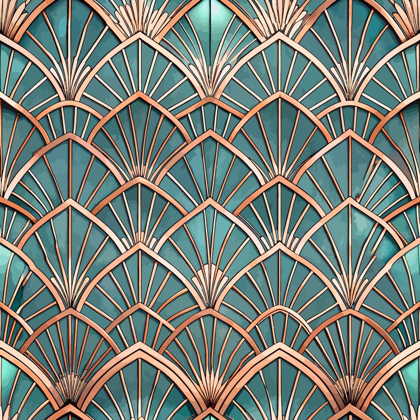 Art Deco Pattern 46 Quilting Cotton Fabric