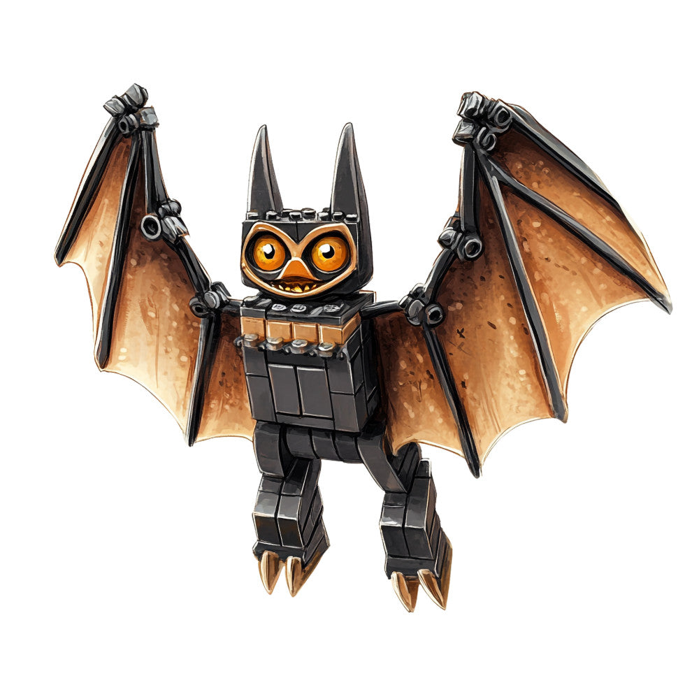 Building Bricks Animals Fabric Panel 21