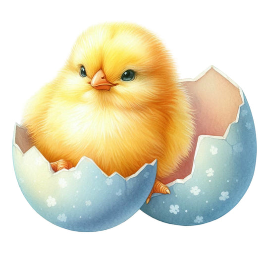 Pastel Chicks Fabric Panel 12