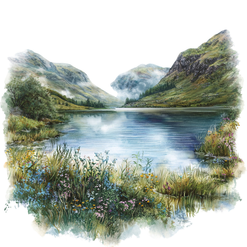 Landscapes of Scotland Fabric Panel 18