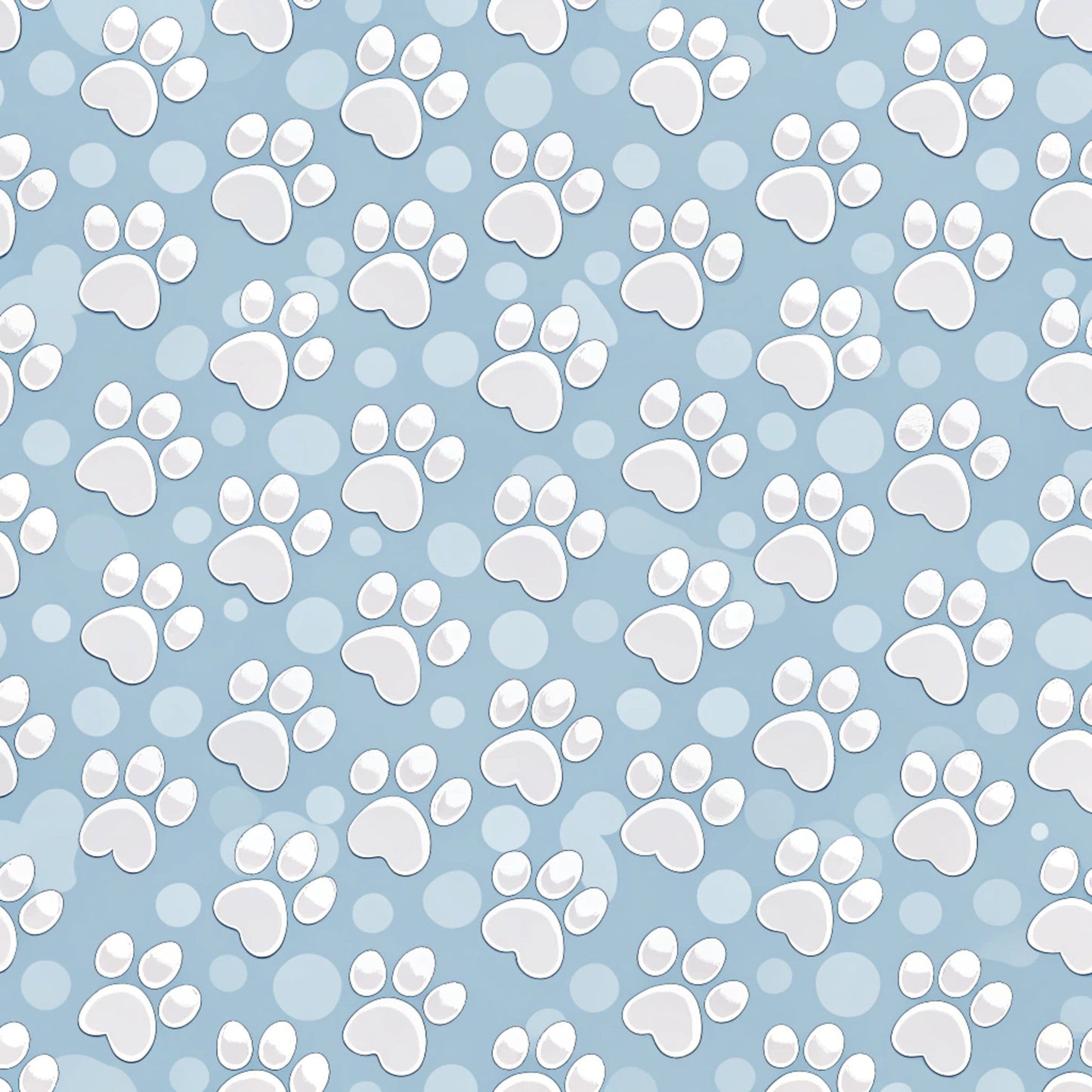 Dog Paws Pattern 3 Quilting Cotton Fabric