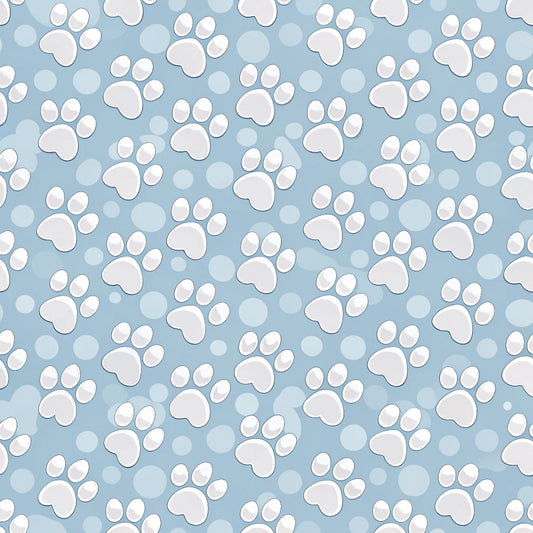 Dog Paws Pattern 3 Quilting Cotton Fabric