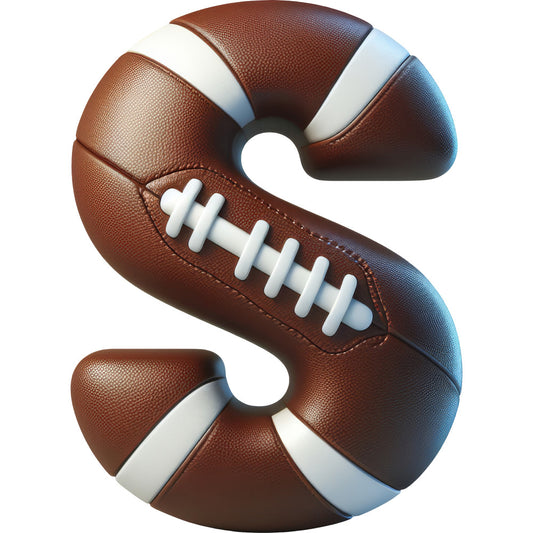 Football Alphabet Fabric Panel 27
