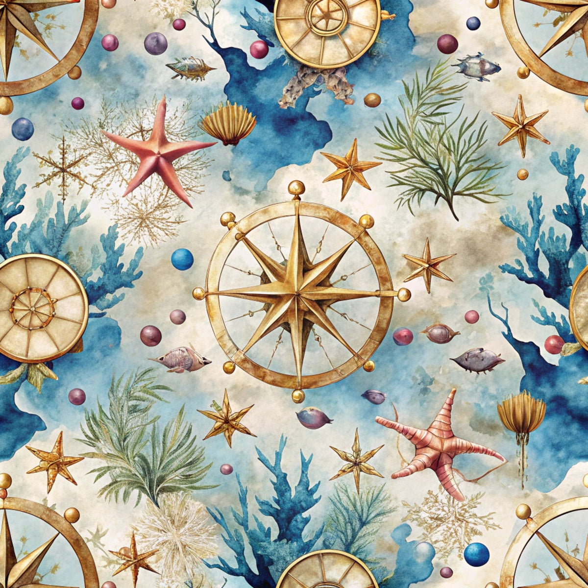 Reef Reverie Pattern 11 Minky Fabric
