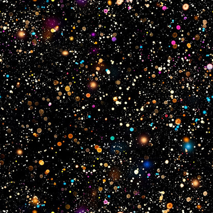 Glitter Paint Splatter Pattern 12 Quilting Cotton Fabric