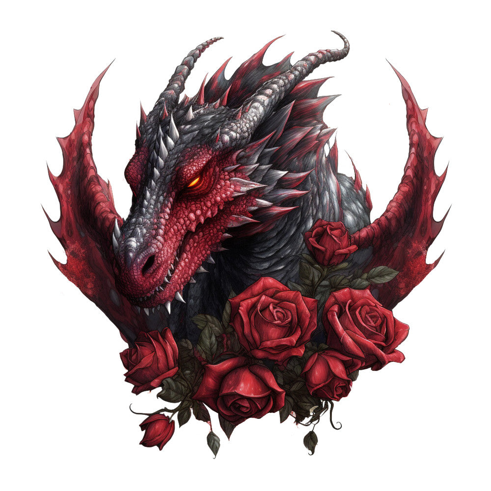 Gothic Dragons Fabric Panel 13