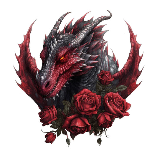 Gothic Dragons Fabric Panel 13