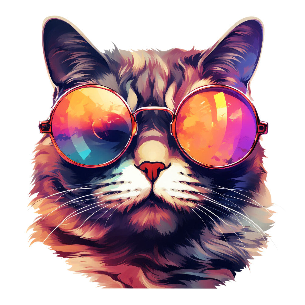 Cats with Sunglasses Fabric Panel 33