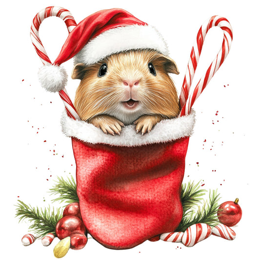 Cute Guinea Pigs Fabric Panel 31