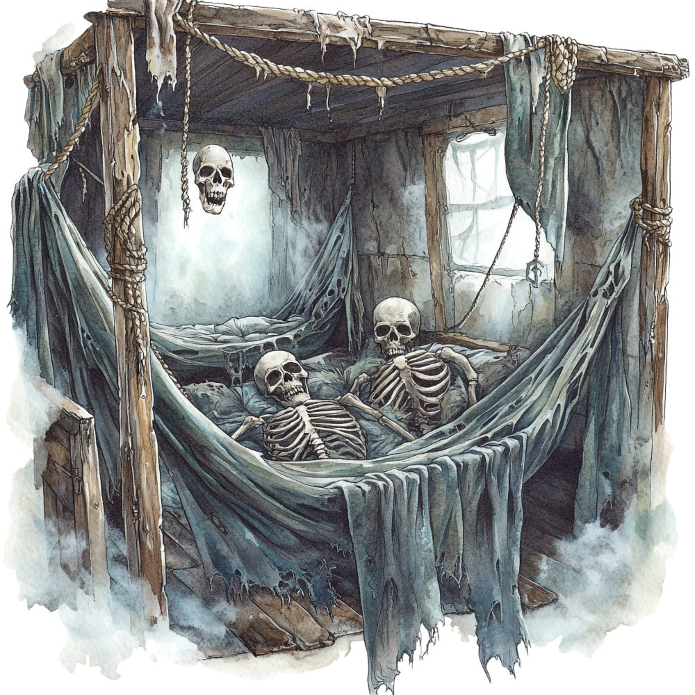 Haunted Ocean Fabric Panel 5