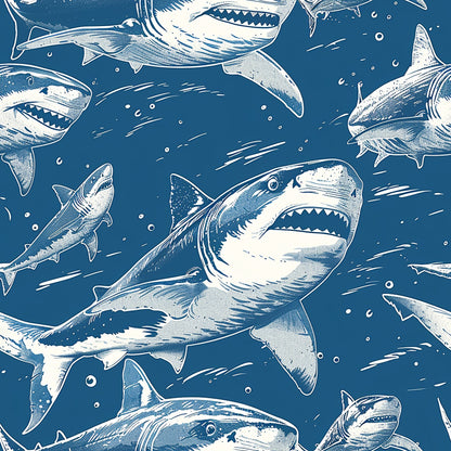 Fin Patrol Pattern 3 Minky Fabric