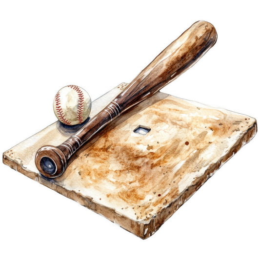 baseball, sports, vintage baseball, brown, cream, tan, beige, wood texture, rustic, americana, athletic, baseball bat, baseball glove, sports equipment, nostalgic, retro, boys, masculine, sports theme, game day, vintage sports, farmhouse, traditional, collectible, home decor, wall art, sports fan, classic americana
