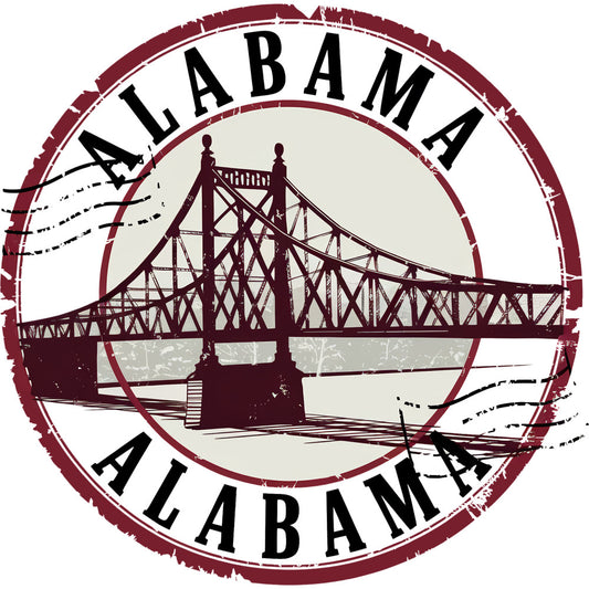 State Stamp Fabric Panel 9