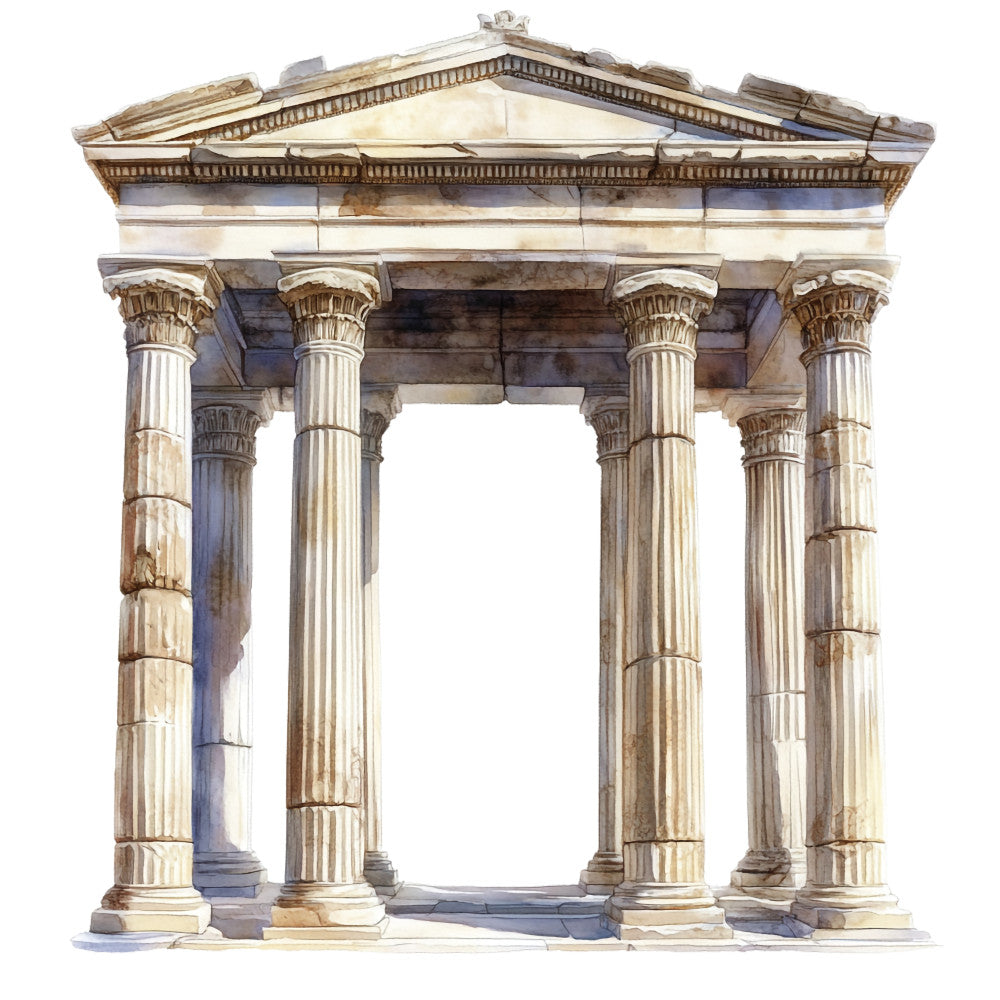 Ancient Greece Fabric Panel 40