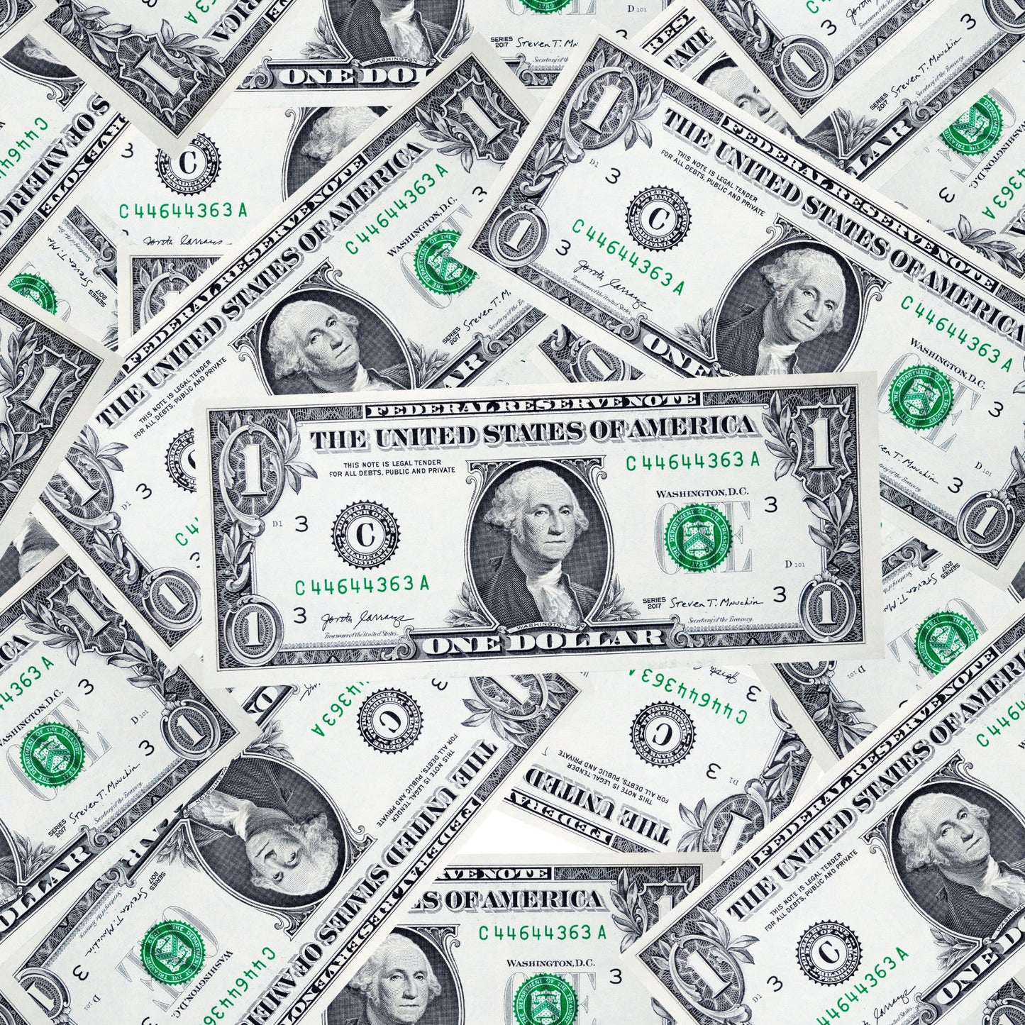 One Dollar Bill Pattern 1 Quilting Cotton Fabric