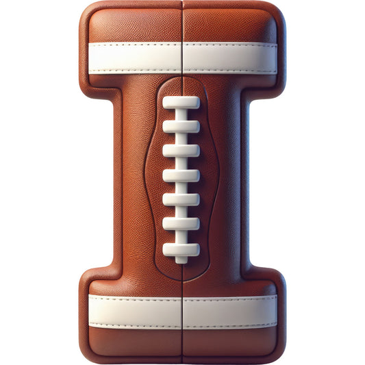 Football Alphabet Fabric Panel 17