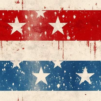 Distressed Patriotic Pattern 5 Quilting Cotton Fabric