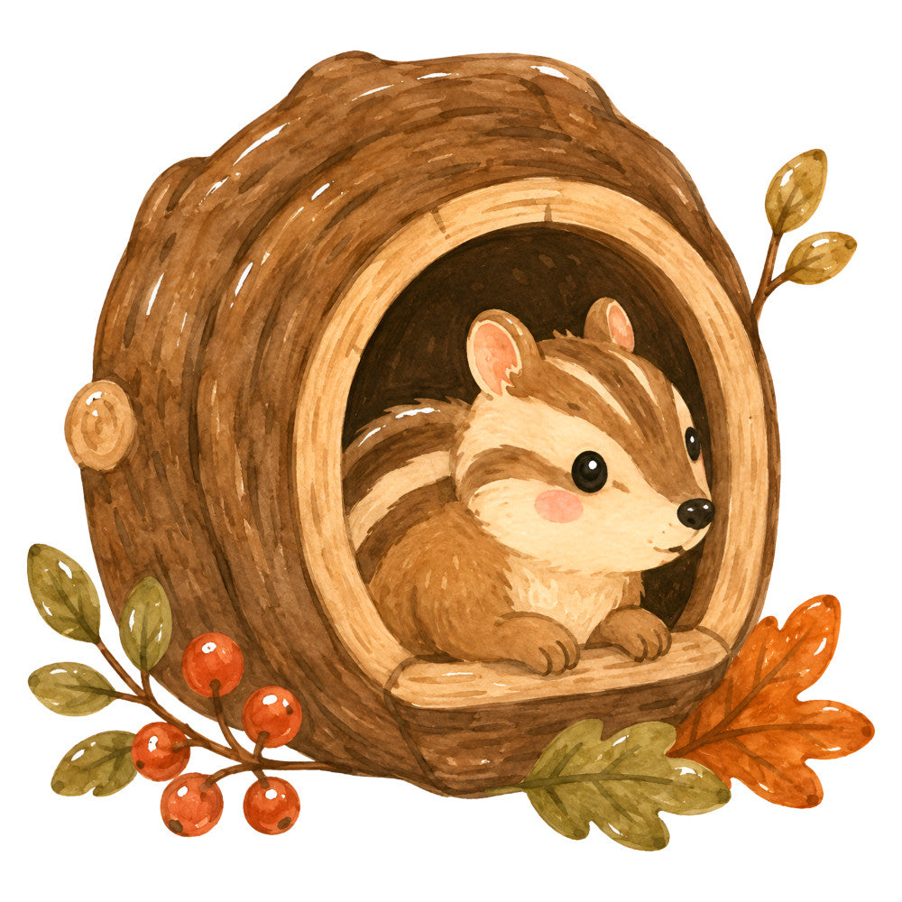 woodland animal, adorable hedgehog, autumn, fall, nature, forest, rustic, whimsical, children's, baby, cute, brown, tan, cream, rust orange, burnt orange, golden yellow, olive green, berries, leaves, acorns, cozy, woodland creature, nursery, storybook, vintage inspired, soft, charming, decorative panel
