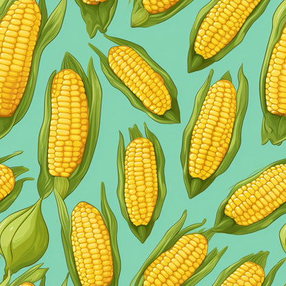 Golden Maize Pattern 19 Minky Fabric