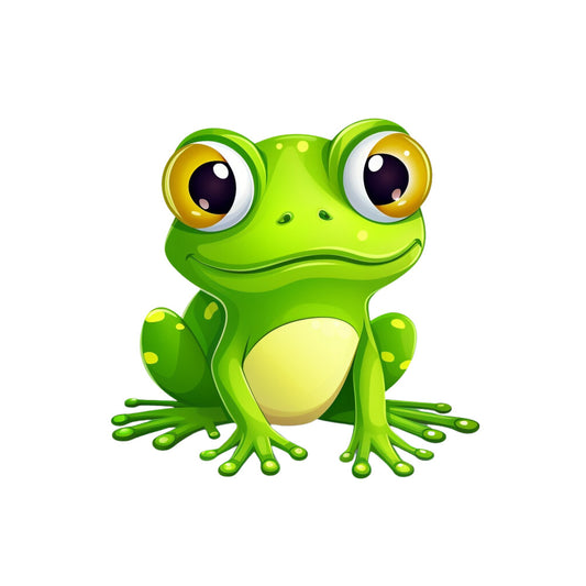 Cartoon Frogs Fabric Panel 15