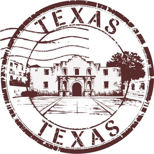 State Stamp Fabric Panel 42