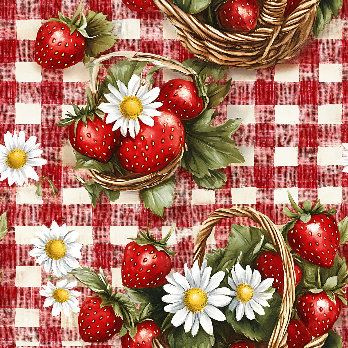 Berry Basket Charm Pattern 15 Minky Fabric
