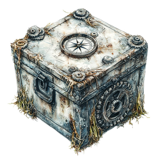 Steampunk Nautical Fabric Panel 35