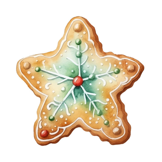 Christmas Element Fabric Panel 3
