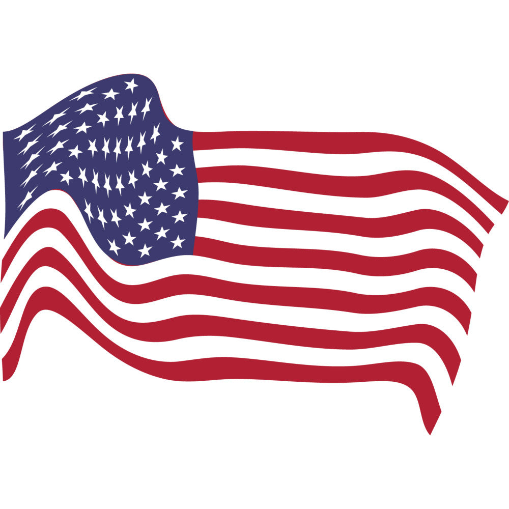 American Flag Icons Fabric Panel 4