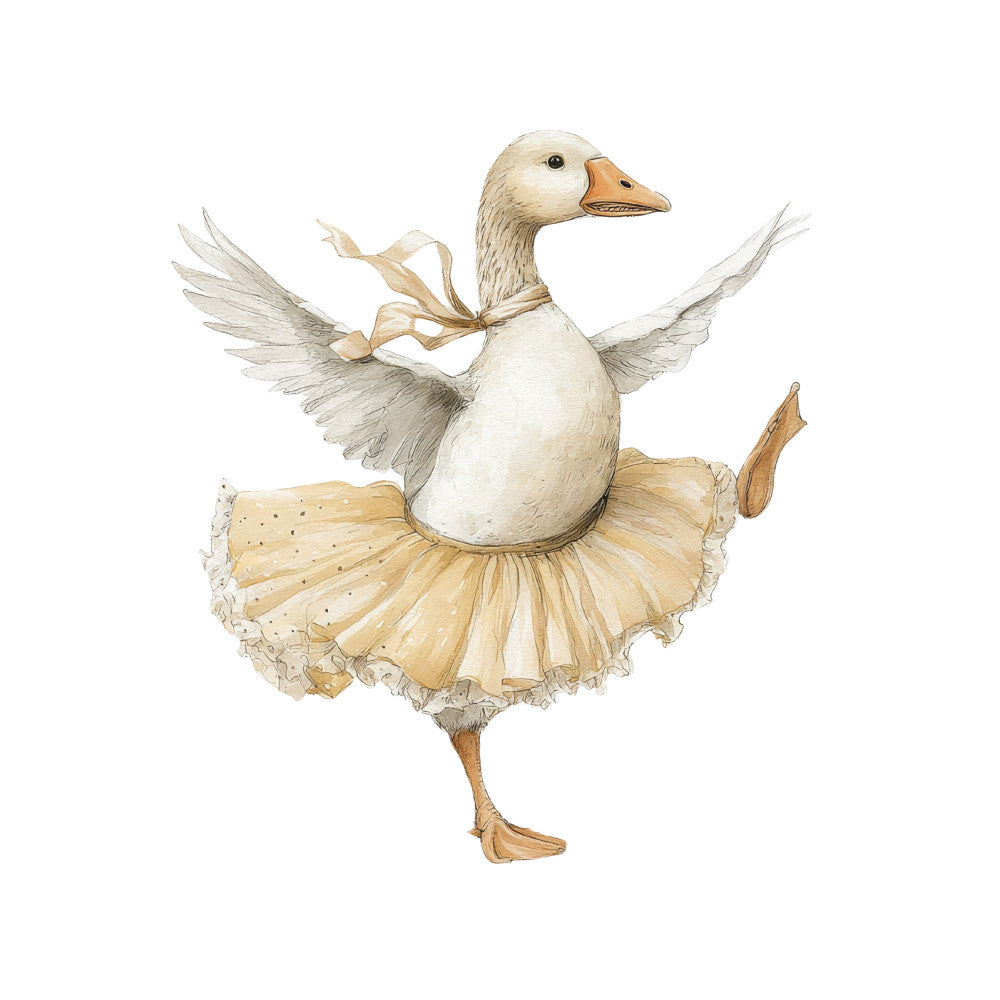 Vintage Silly Goose Fabric Panel 27