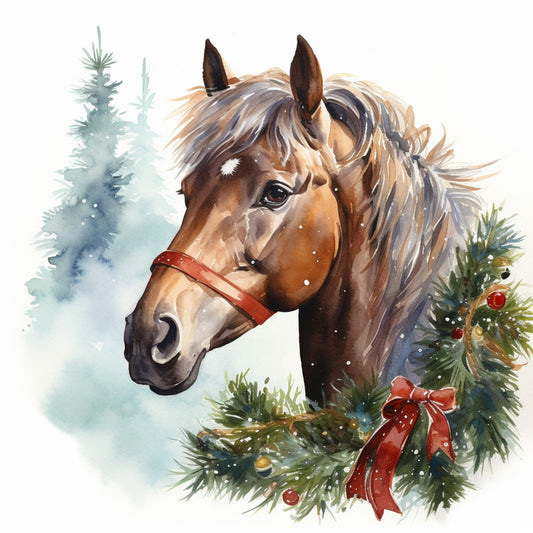 A Country Christmas Fabric Panel 58